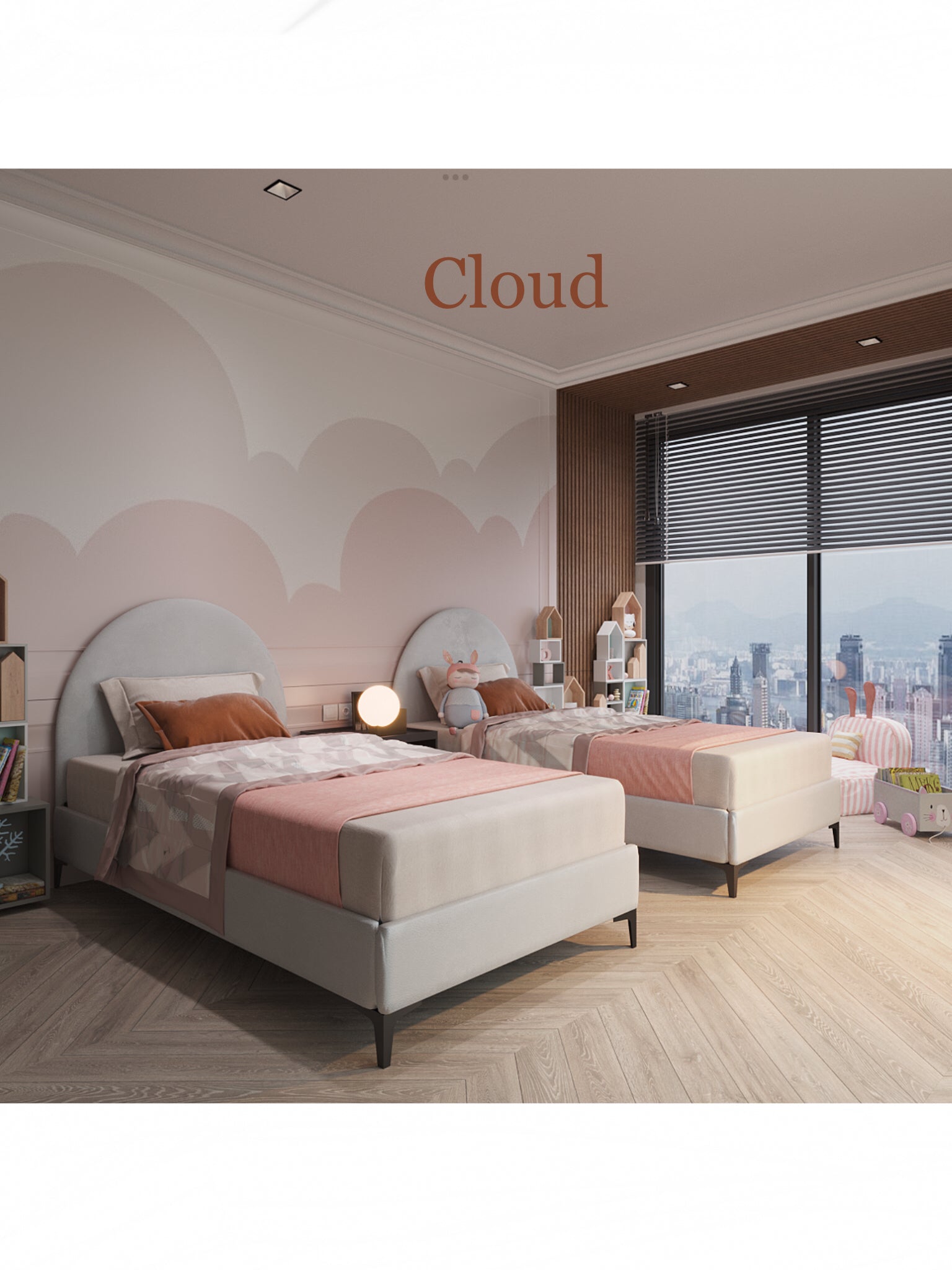 Cloud Upholstered Bed