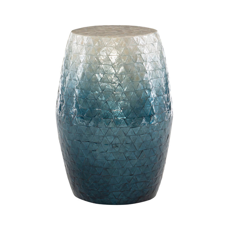 Blue Ombre End Table