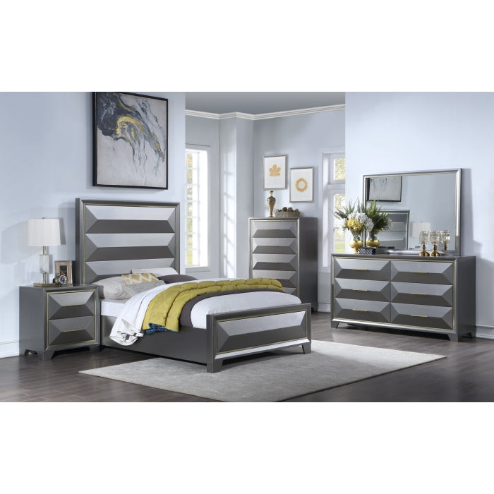 Grey 3D Bedroom Set