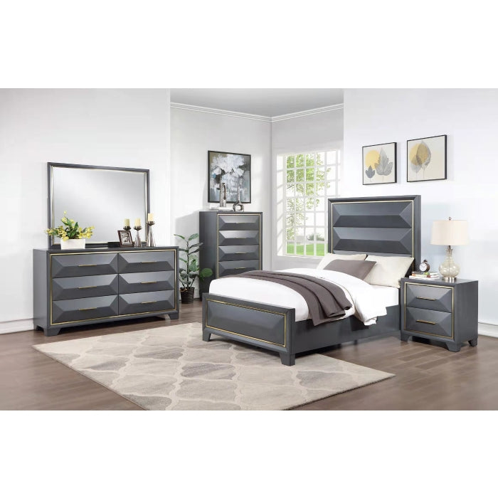 Grey 3D Bedroom Set