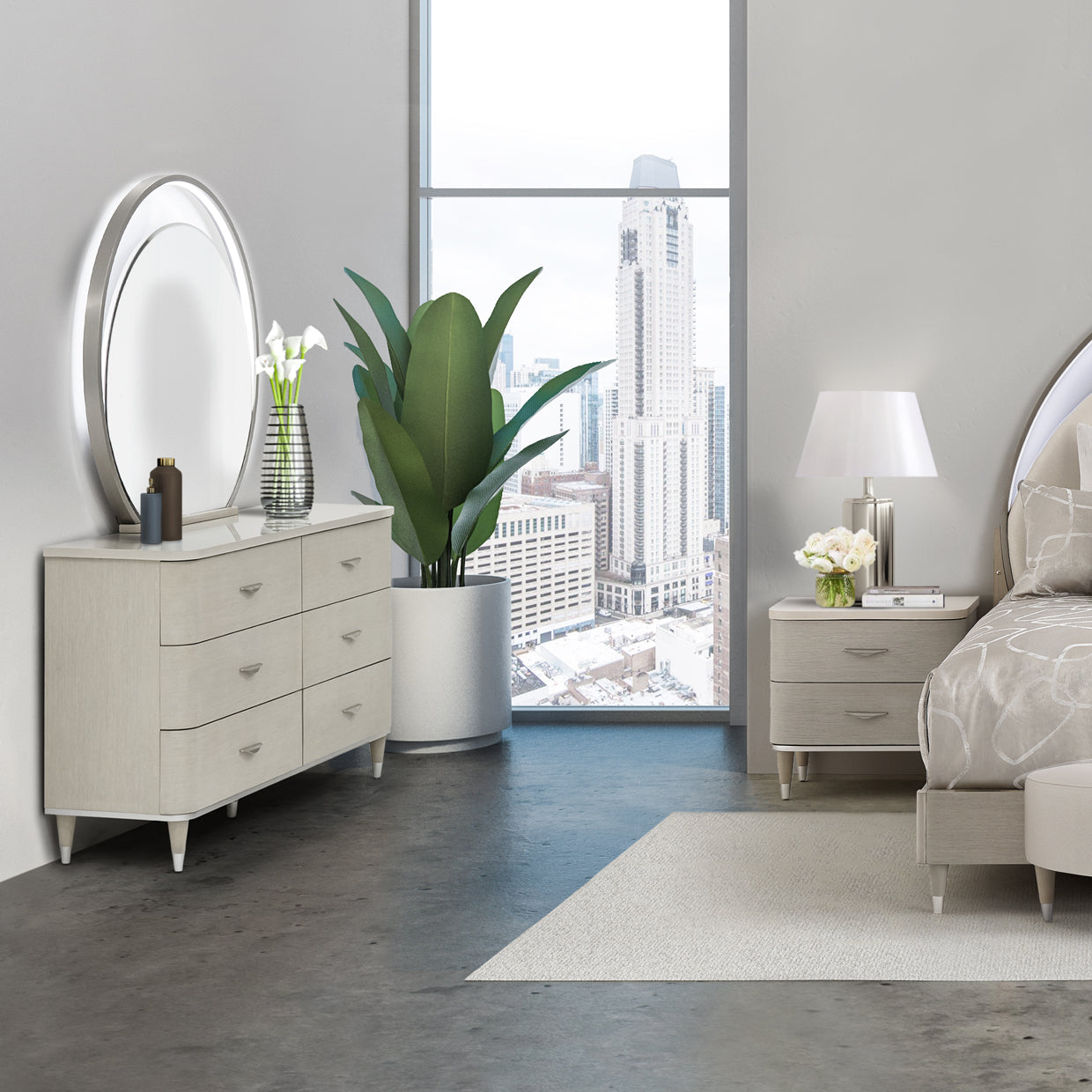 Eclipse Mirror for dresser