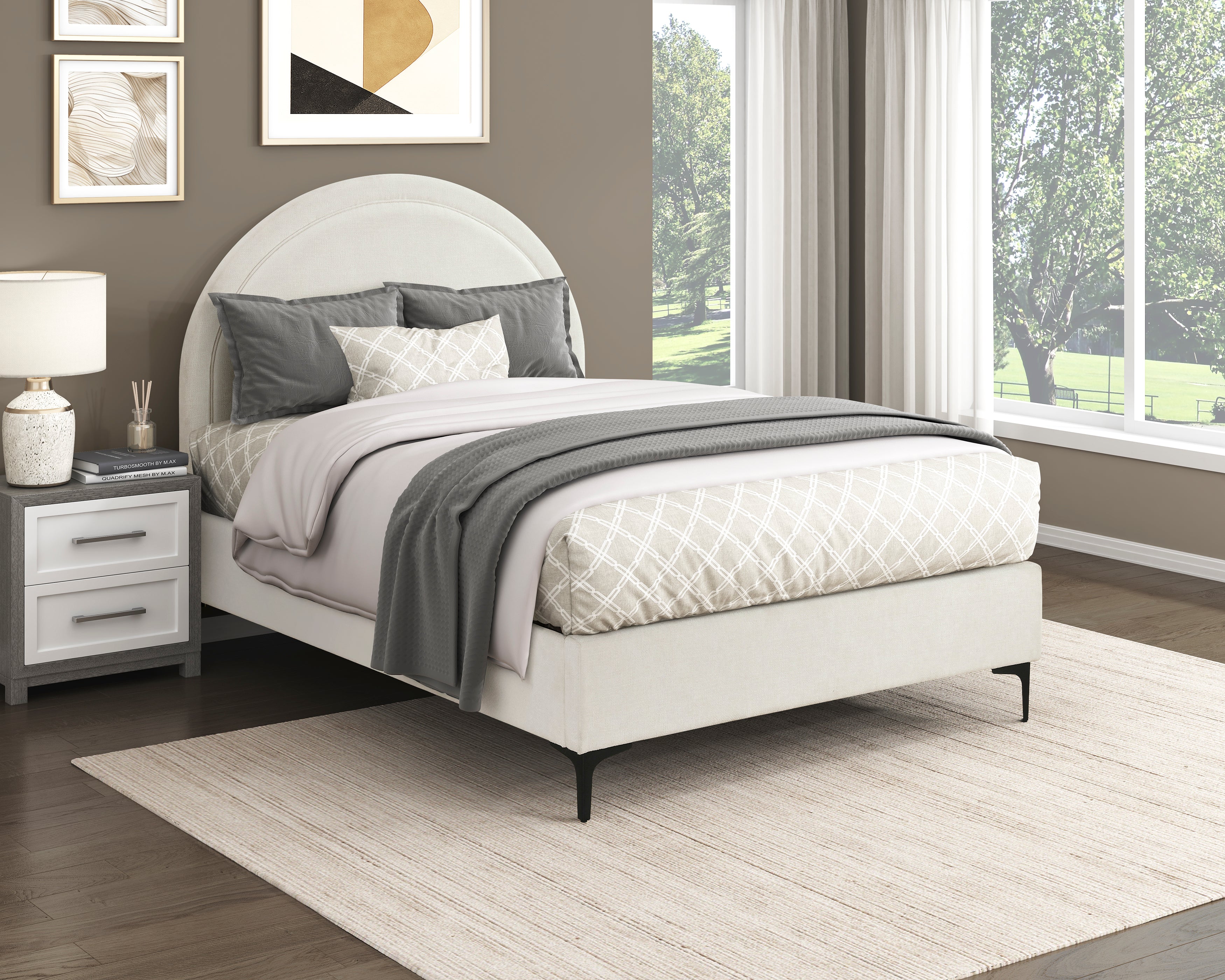 Orbit Upholstered Bed