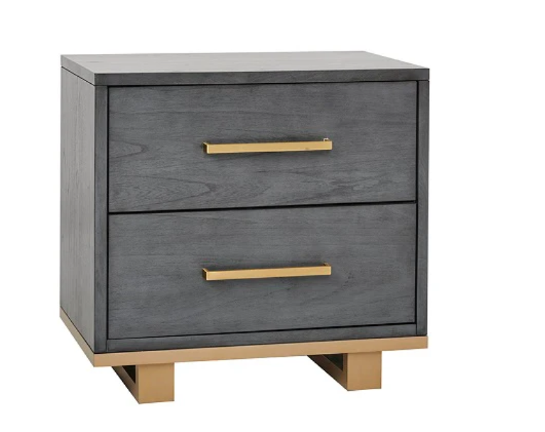 Grey Glam Nighstand