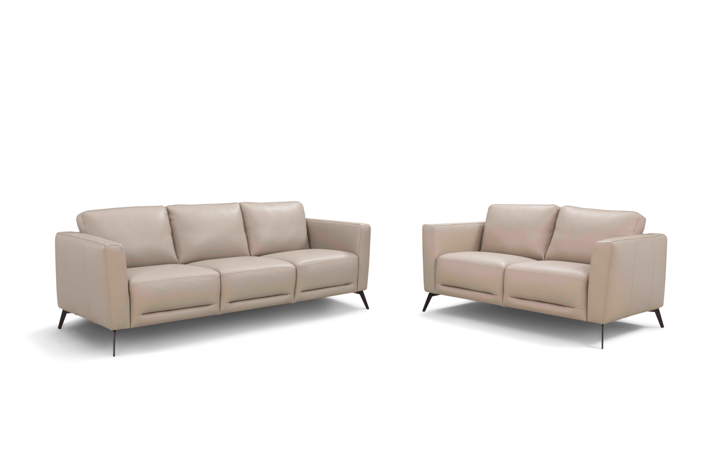 Aston Italian Leather Loveseat