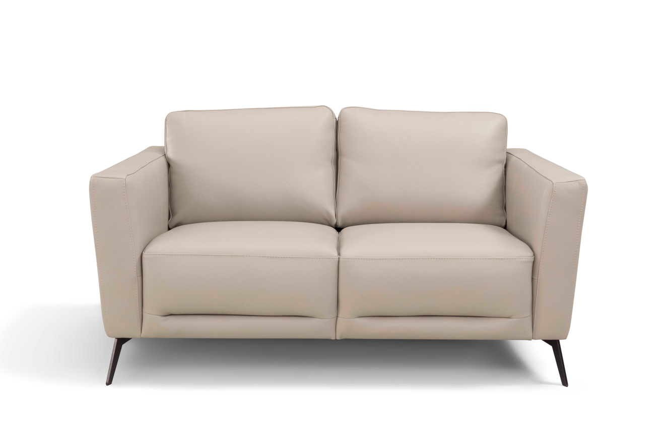 Aston Italian Leather Loveseat