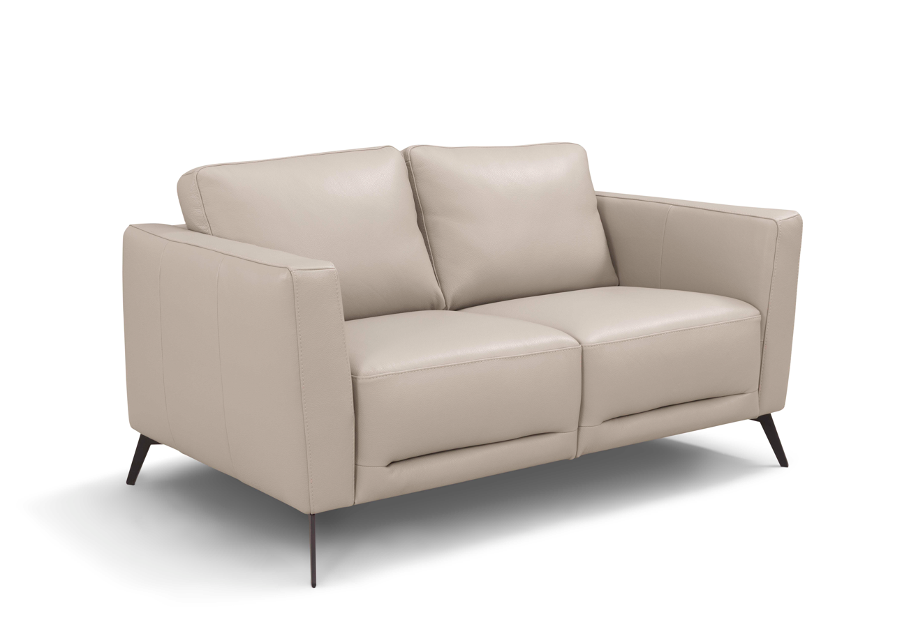 Aston Italian Leather Loveseat
