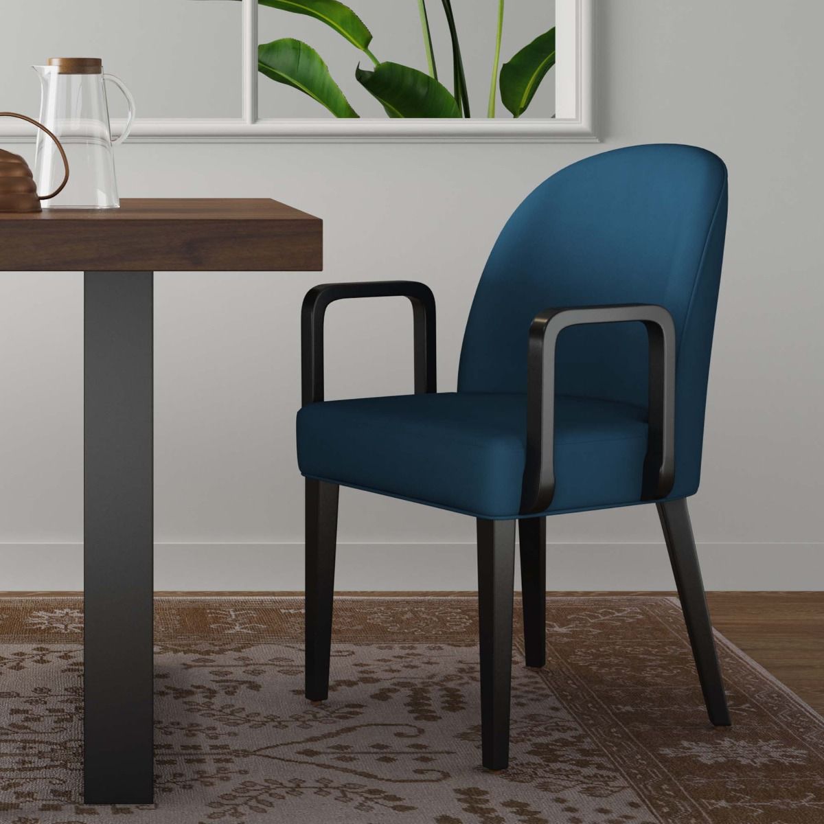 Hillman  Dining Chair- Wood Arm
