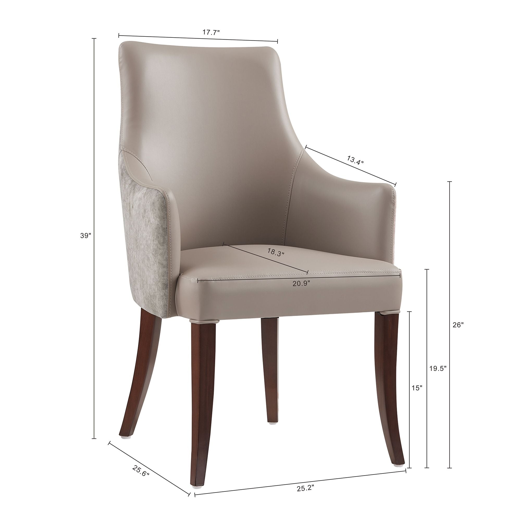Connie  Dining Chair-Arm