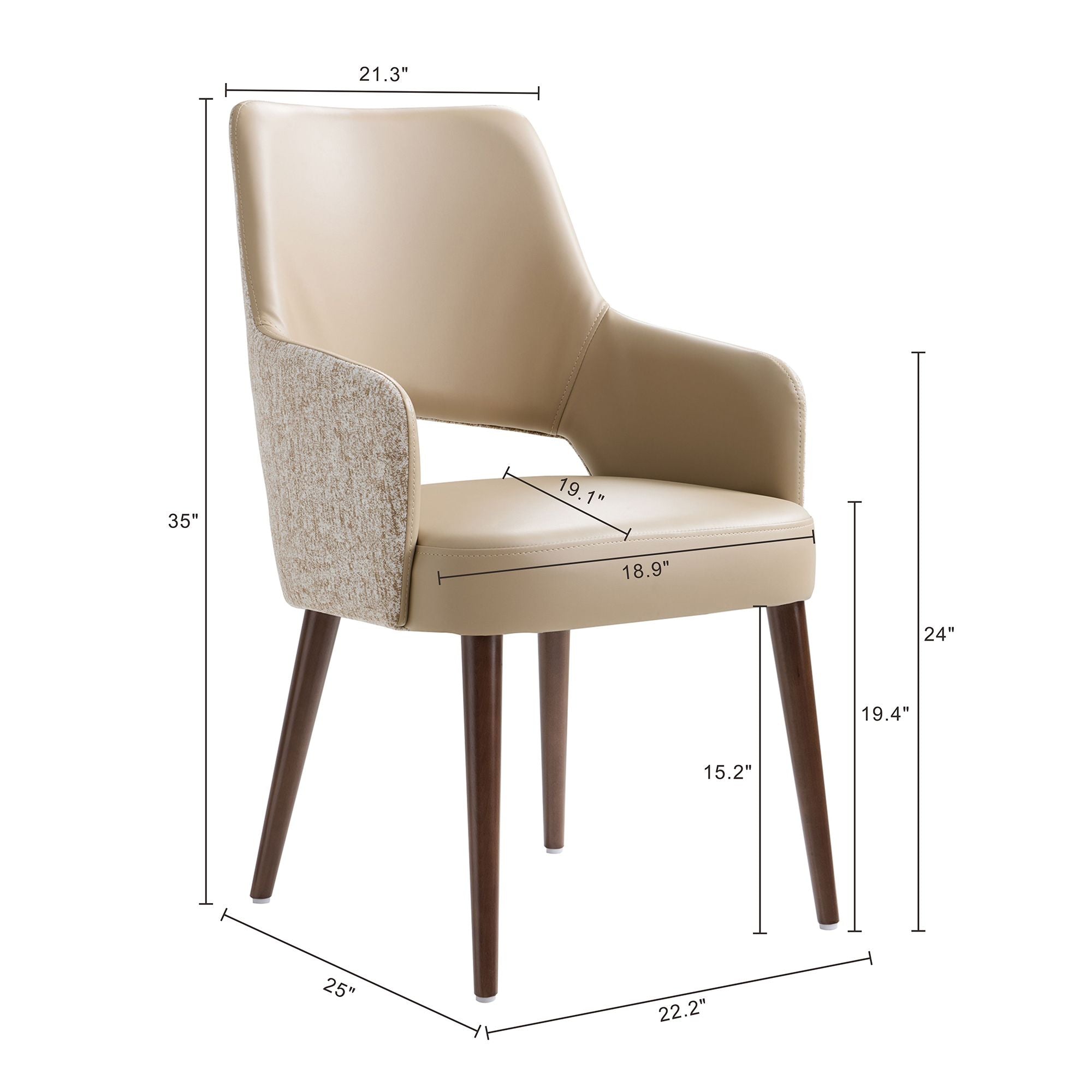 Leora Dining Chair -Arm