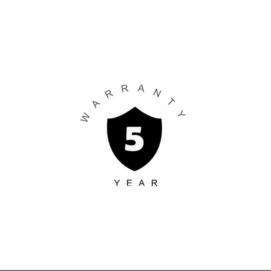 5-year warranty