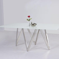 Amelia Zig Pedestal Table