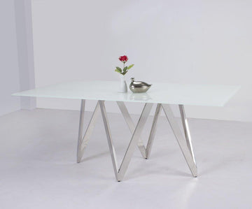 Amelia Zig Pedestal Table
