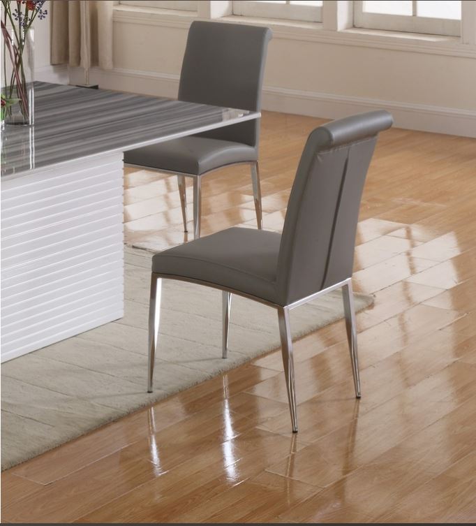 Rollback Taupe Upholstered Dining Chair